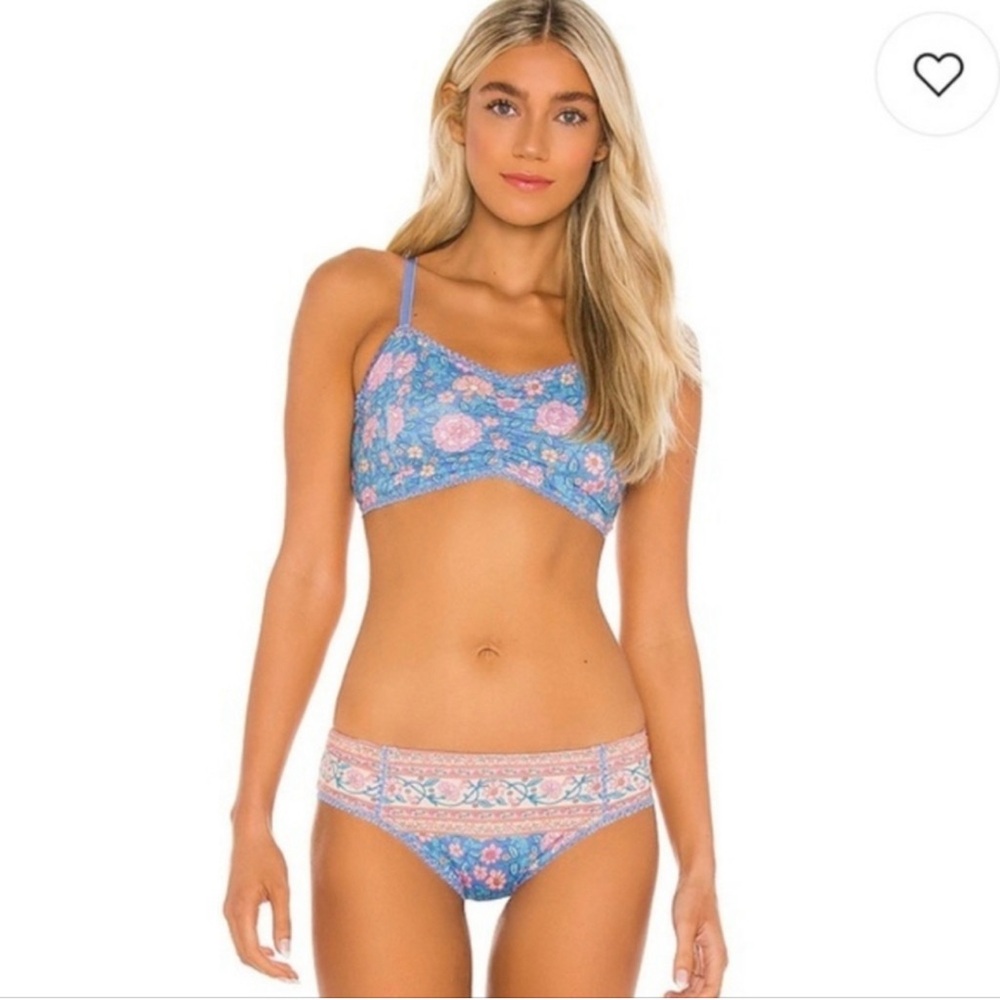 NWT Spell Love Story Bloomer & Bra Set Sky Blue M